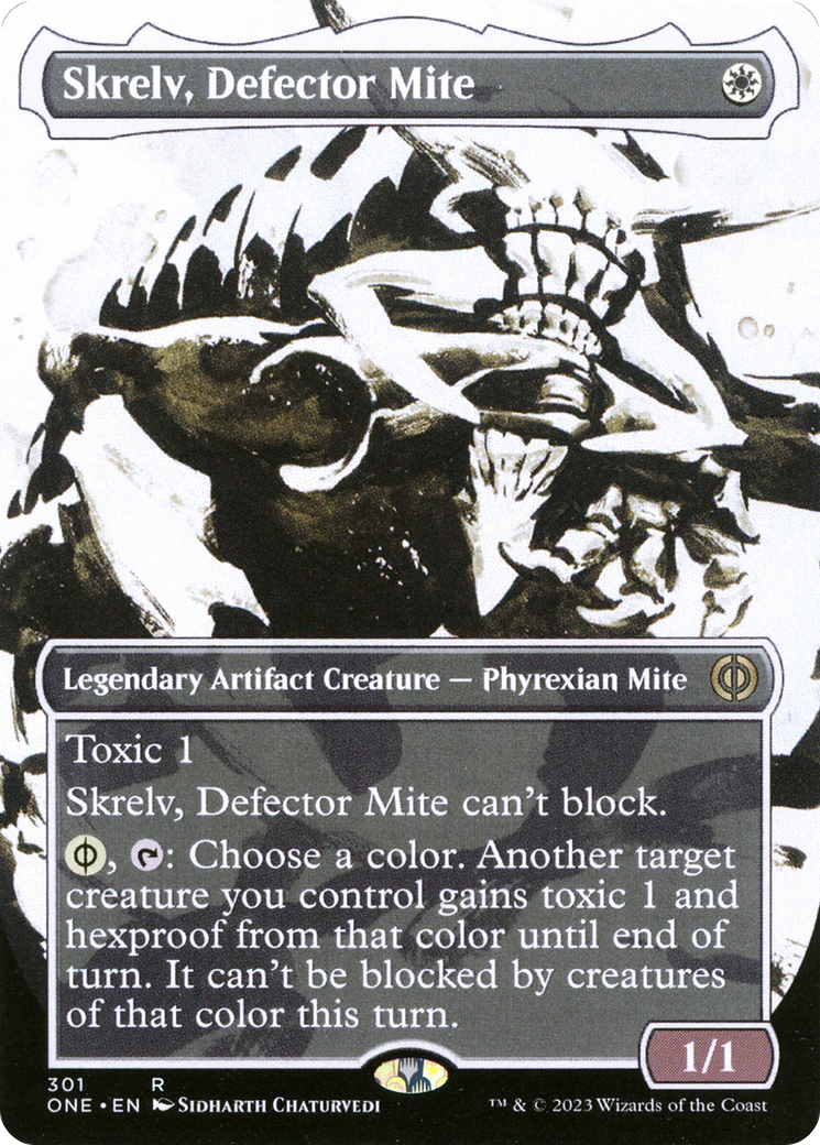 Skrelv, Defector Mite (Borderless Ichor) [Phyrexia: All Will Be One] | Good Games Modbury