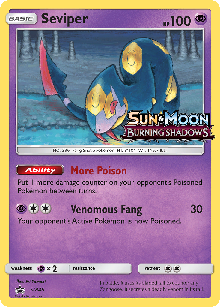 Seviper (SM46) [Sun & Moon: Black Star Promos] | Good Games Modbury