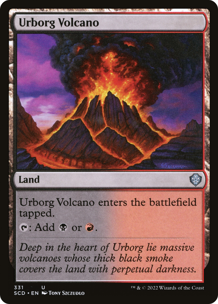 Urborg Volcano [Starter Commander Decks] | Good Games Modbury