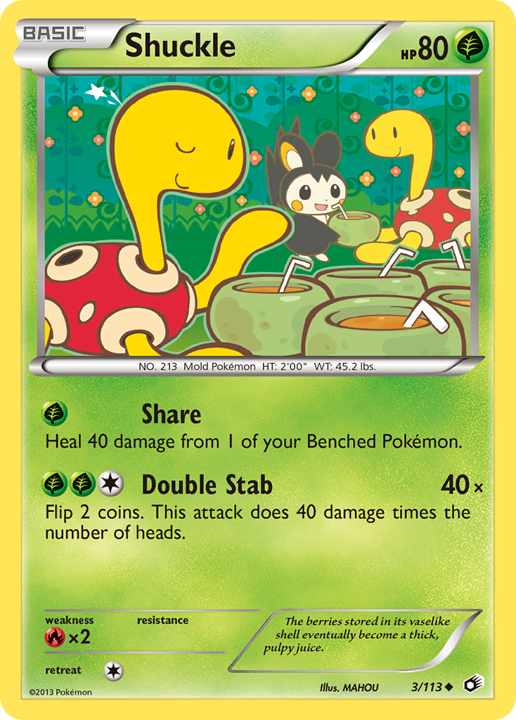 Shuckle (3/113) [Black & White: Legendary Treasures] | Good Games Modbury