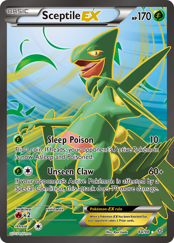 Sceptile EX (84/98) [XY: Ancient Origins] | Good Games Modbury