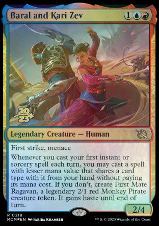 Baral and Kari Zev [March of the Machine Prerelease Promos] | Good Games Modbury