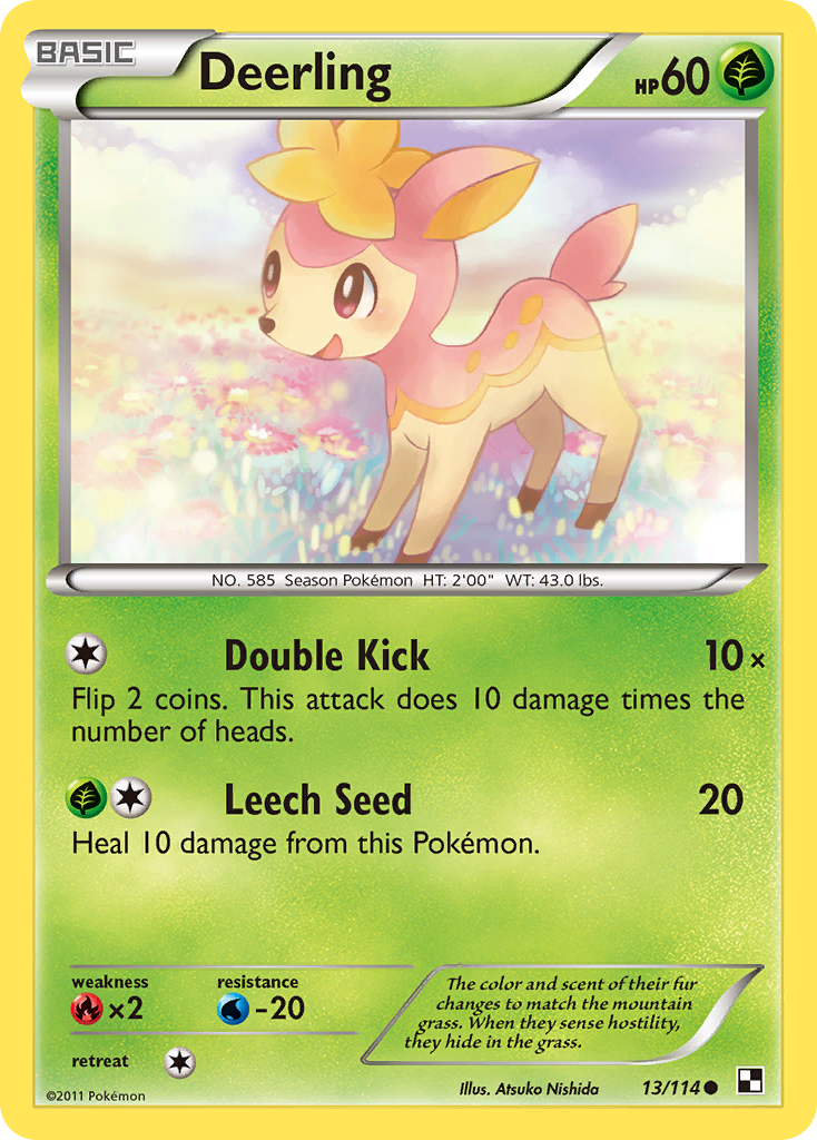 Deerling (13/114) [Black & White: Base Set] | Good Games Modbury