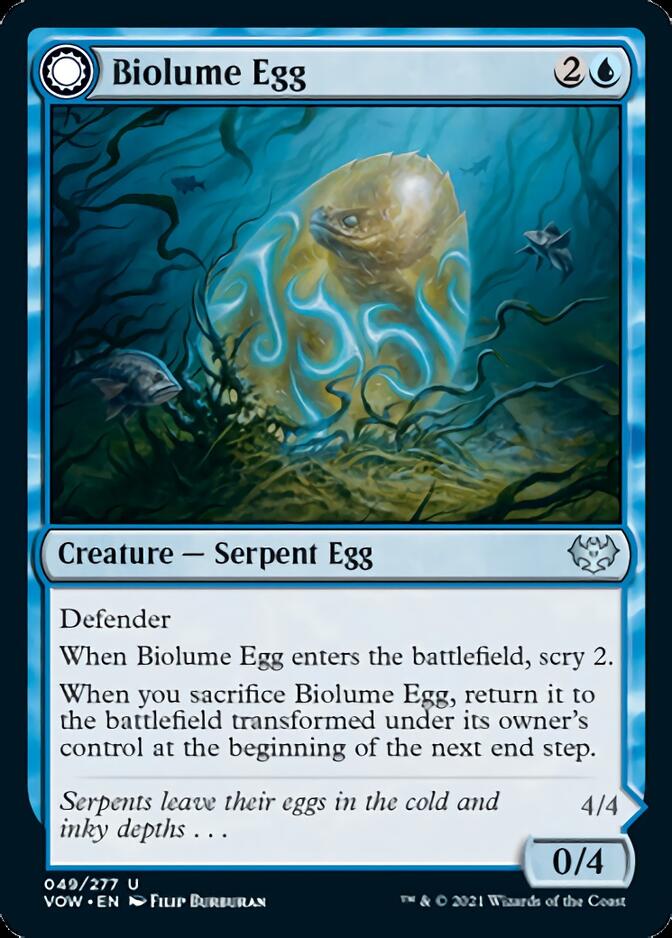 Biolume Egg // Biolume Serpent [Innistrad: Crimson Vow] | Good Games Modbury