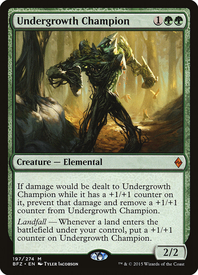 Undergrowth Champion [Battle for Zendikar] | Good Games Modbury