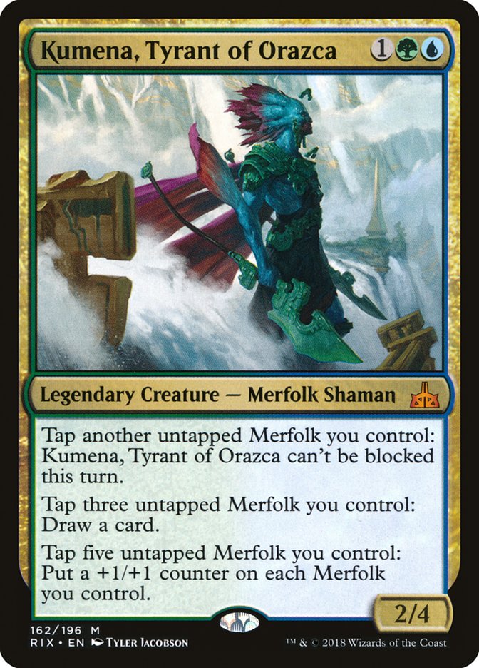 Kumena, Tyrant of Orazca [Rivals of Ixalan] | Good Games Modbury