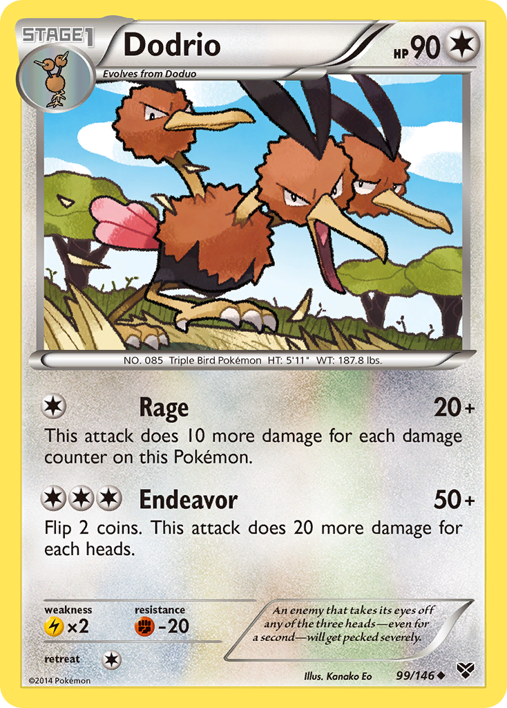 Dodrio (99/146) [XY: Base Set] | Good Games Modbury