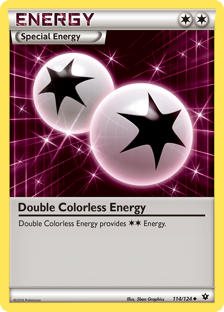Double Colorless Energy (114/124) [XY: Fates Collide] | Good Games Modbury