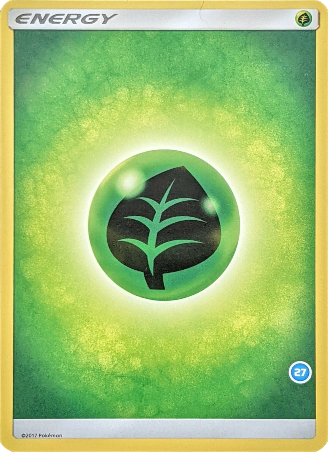 Grass Energy (Deck Exclusive #27) [Sun & Moon: Trainer Kit - Alolan Ninetales] | Good Games Modbury