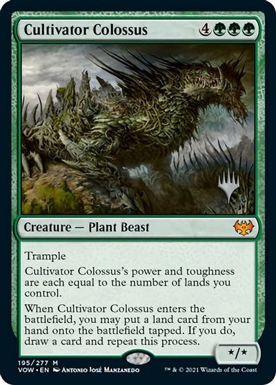 Cultivator Colossus (Promo Pack) [Innistrad: Crimson Vow Promos] | Good Games Modbury