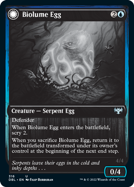 Biolume Egg // Biolume Serpent [Innistrad: Double Feature] | Good Games Modbury