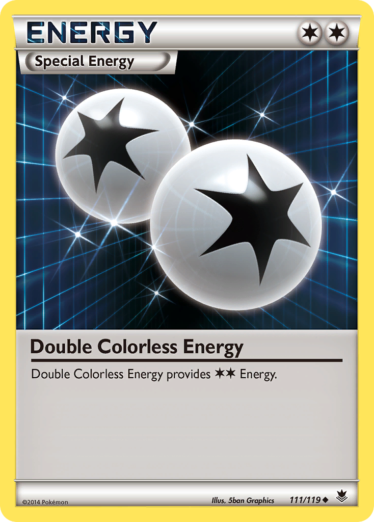 Double Colorless Energy (111/119) [XY: Phantom Forces] | Good Games Modbury