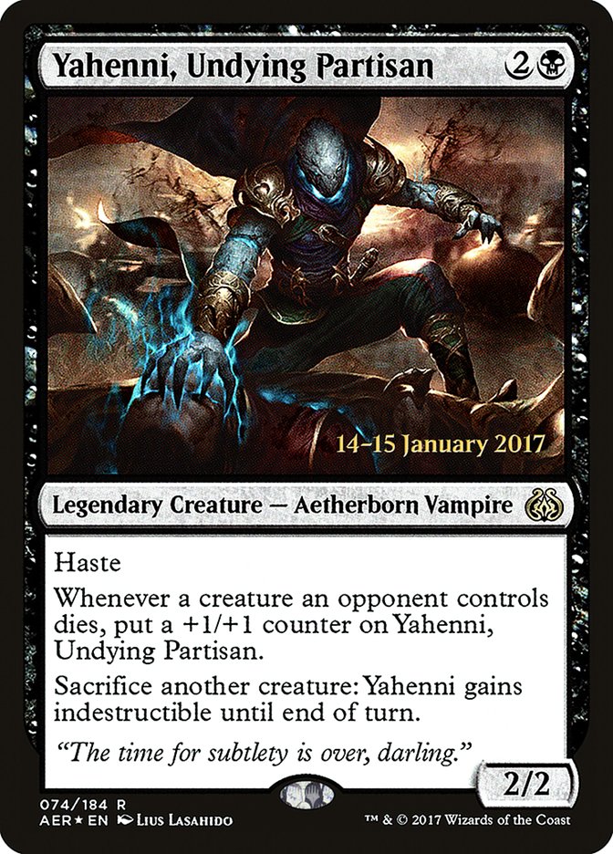 Yahenni, Undying Partisan [Aether Revolt Prerelease Promos] | Good Games Modbury