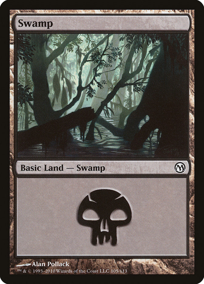 Swamp (105) [Duels of the Planeswalkers] | Good Games Modbury