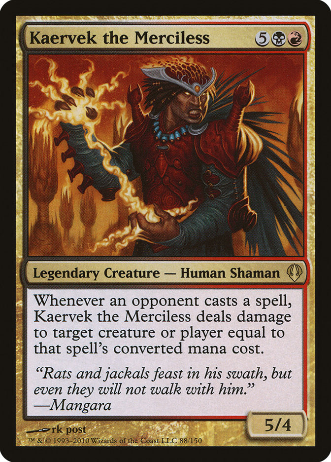 Kaervek the Merciless [Archenemy] | Good Games Modbury