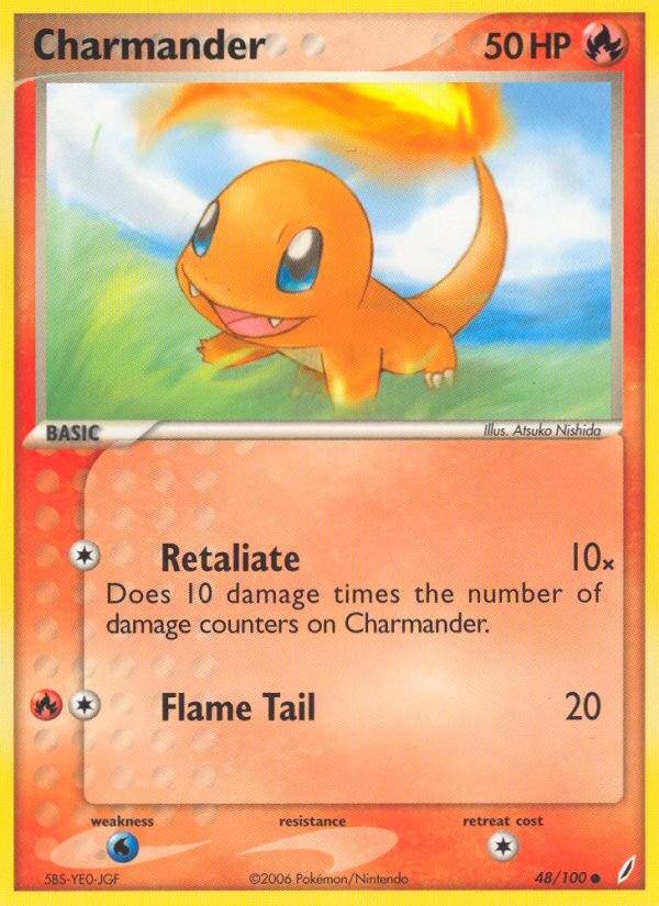 Charmander (48/100) [EX: Crystal Guardians] | Good Games Modbury