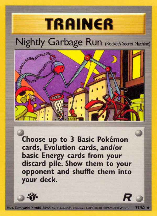 Nightly Garbage Run (77/82) [Team Rocket 1st Edition] | Good Games Modbury