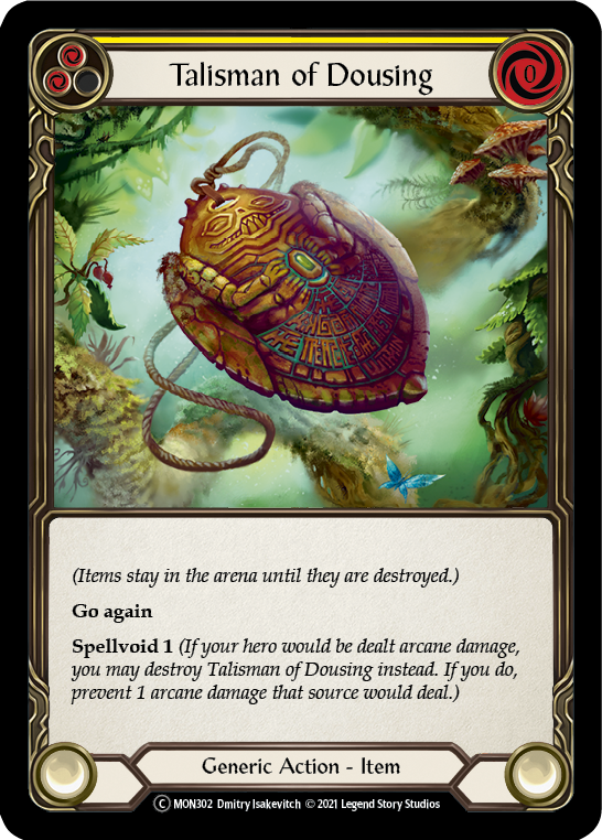 Talisman of Dousing [U-MON302-RF] (Monarch Unlimited)  Unlimited Rainbow Foil | Good Games Modbury