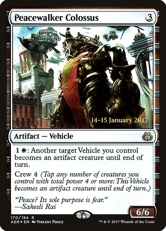 Peacewalker Colossus [Aether Revolt Prerelease Promos] | Good Games Modbury