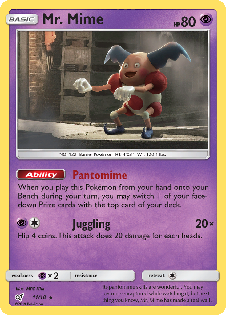 Mr. Mime (11/18) [Sun & Moon: Detective Pikachu] | Good Games Modbury