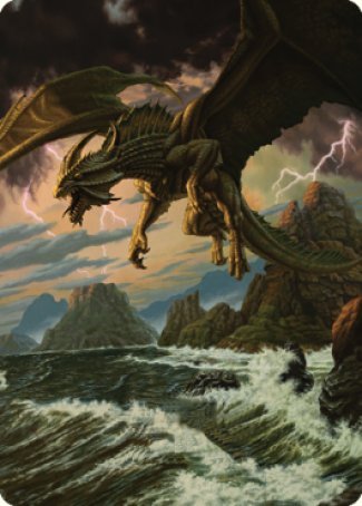 Ancient Bronze Dragon Art Card (03) [Commander Legends: Battle for Baldur's Gate Art Series] | Good Games Modbury