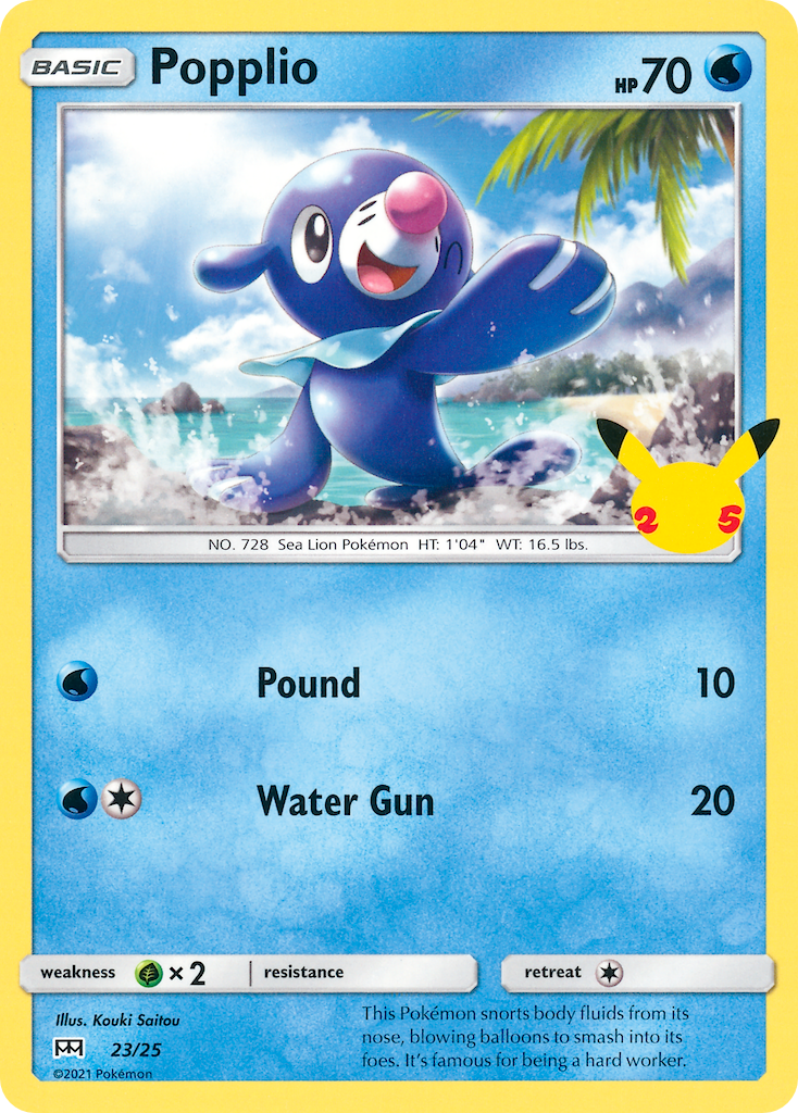 Popplio (23/25) [McDonald's 25th Anniversary] | Good Games Modbury