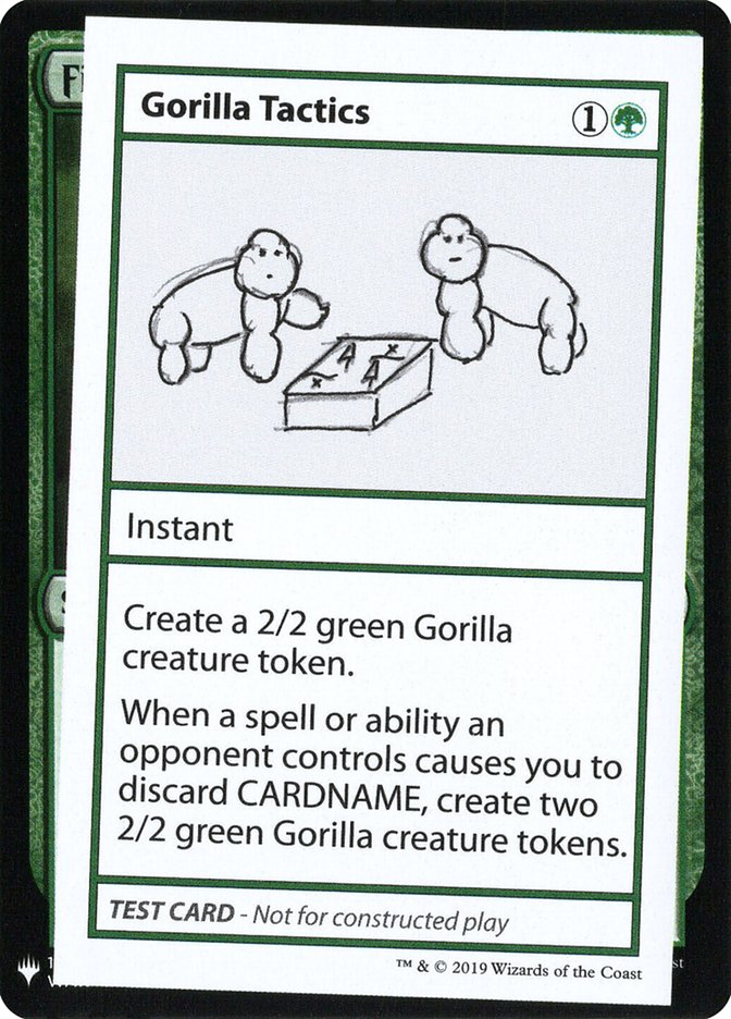 Gorilla Tactics [Mystery Booster Playtest Cards] | Good Games Modbury
