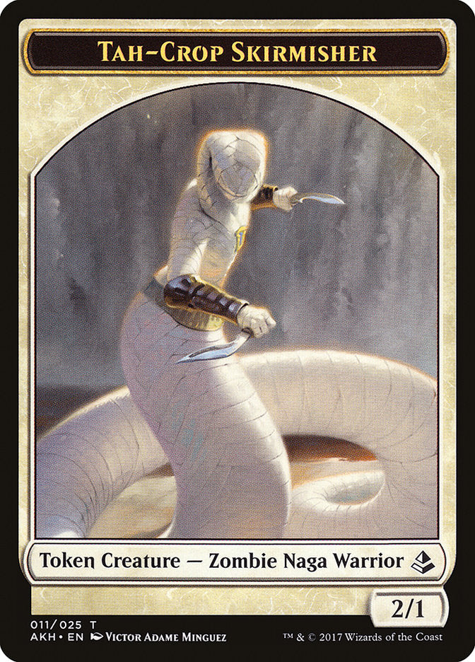 Tah-Crop Skirmisher // Cat Double-Sided Token [Amonkhet Tokens] | Good Games Modbury