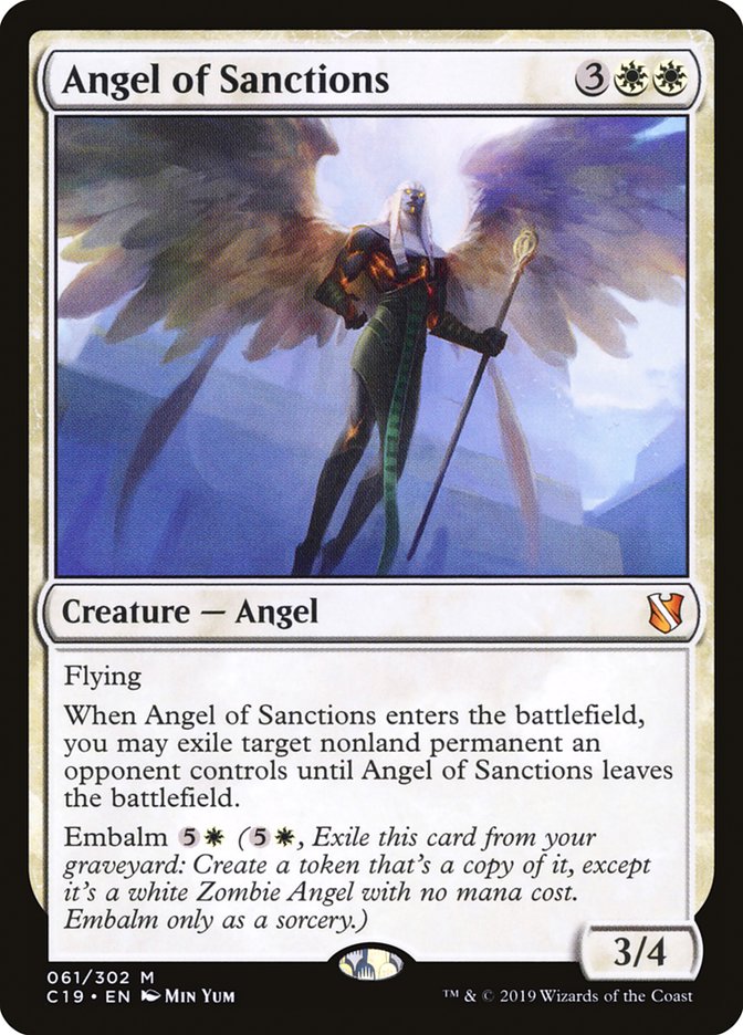 Angel of Sanctions [Commander 2019] | Good Games Modbury