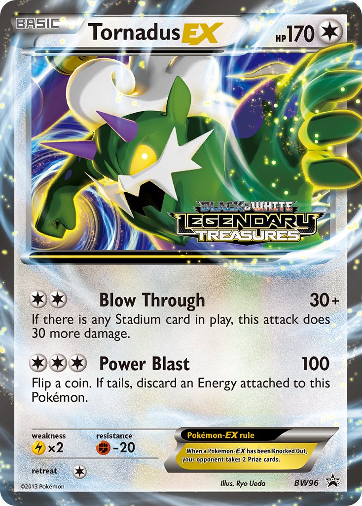 Tornadus EX (BW96) [Black & White: Black Star Promos] | Good Games Modbury