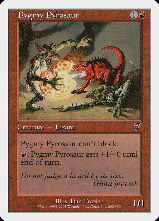 Pygmy Pyrosaur [Seventh Edition] | Good Games Modbury