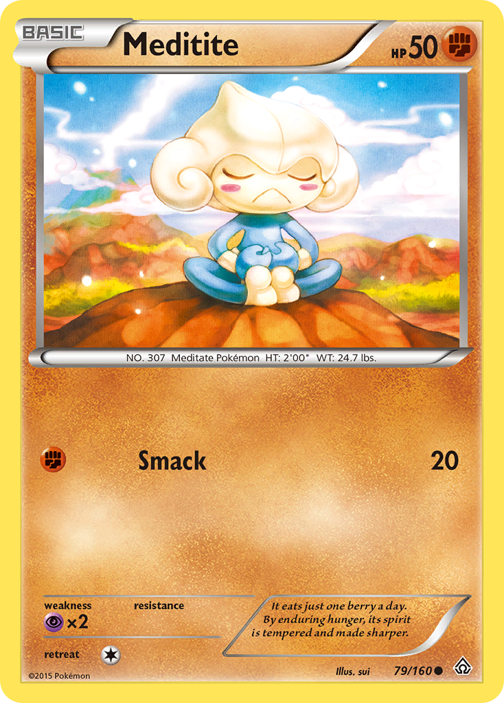 Meditite (79/160) [XY: Primal Clash] | Good Games Modbury