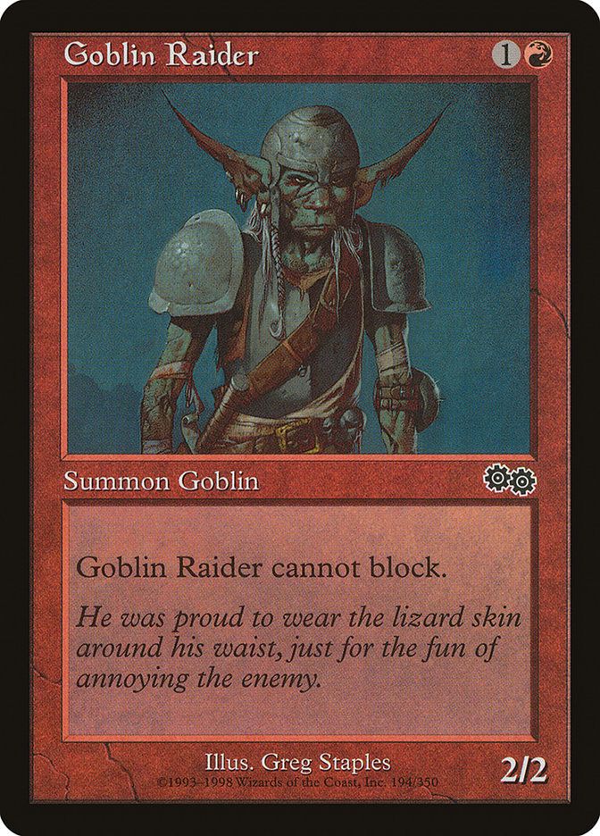 Goblin Raider [Urza's Saga] | Good Games Modbury