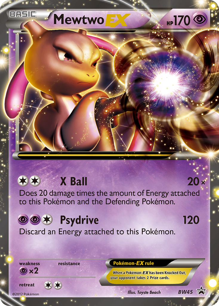 Mewtwo EX (BW45) [Black & White: Black Star Promos] | Good Games Modbury