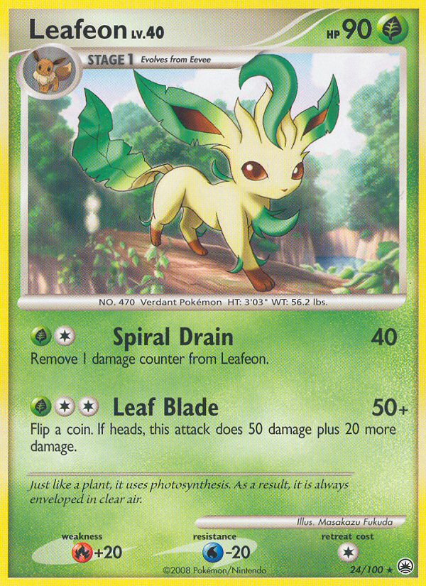 Leafeon (24/100) [Diamond & Pearl: Majestic Dawn] | Good Games Modbury