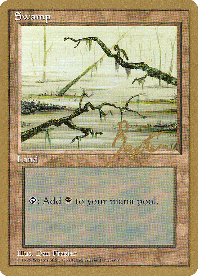 Swamp (gb371) (George Baxter) [Pro Tour Collector Set] | Good Games Modbury