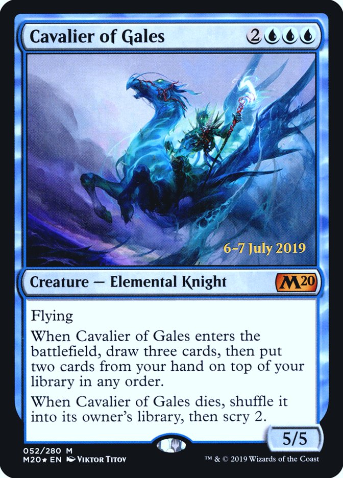 Cavalier of Gales [Core Set 2020 Prerelease Promos] | Good Games Modbury