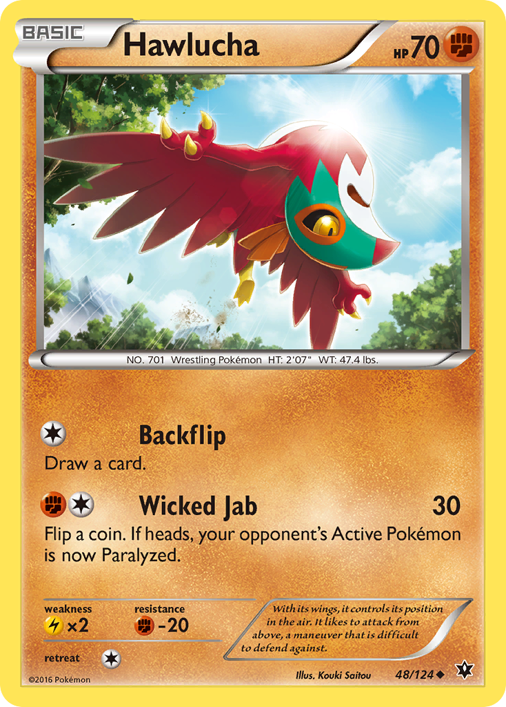 Hawlucha (48/124) [XY: Fates Collide] | Good Games Modbury