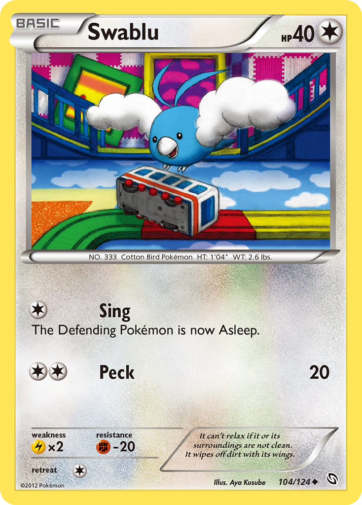 Swablu (104/124) [Black & White: Dragons Exalted] | Good Games Modbury