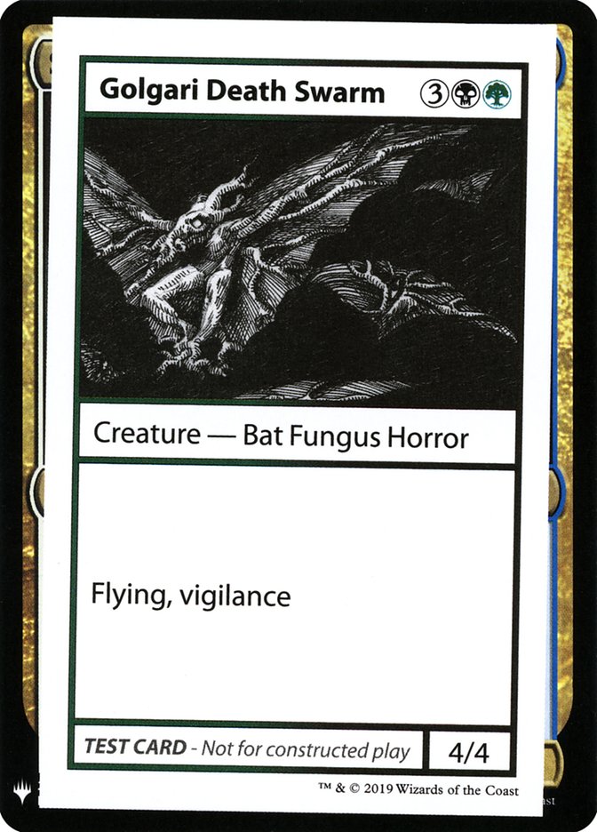 Golgari Death Swarm [Mystery Booster Playtest Cards] | Good Games Modbury