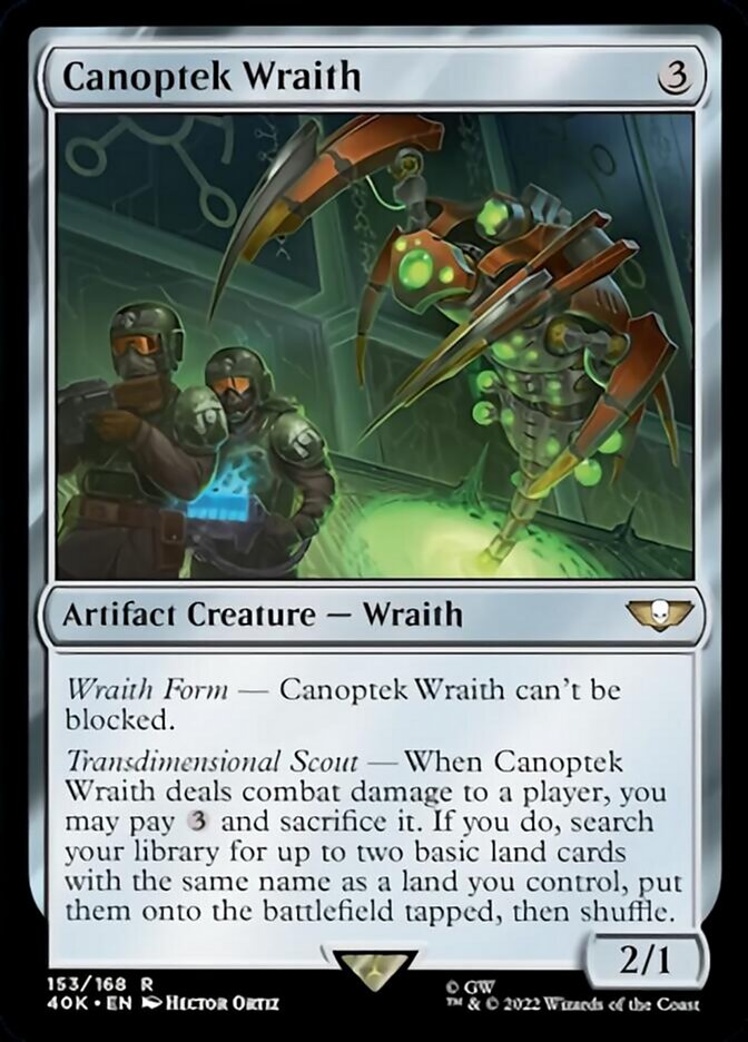Canoptek Wraith (Surge Foil) [Universes Beyond: Warhammer 40,000] | Good Games Modbury