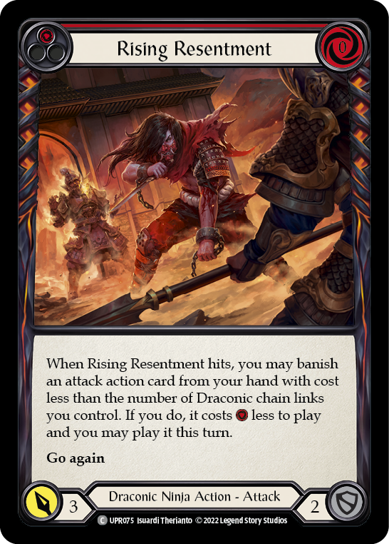 Rising Resentment (Red) [UPR075] (Uprising) | Good Games Modbury