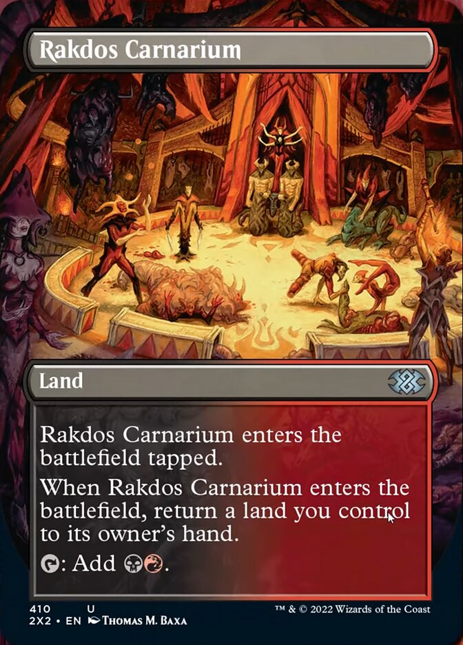 Rakdos Carnarium (Borderless Alternate Art) [Double Masters 2022] | Good Games Modbury