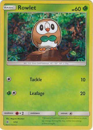 Rowlet (1/12) [McDonald's Promos: 2017 Collection] | Good Games Modbury