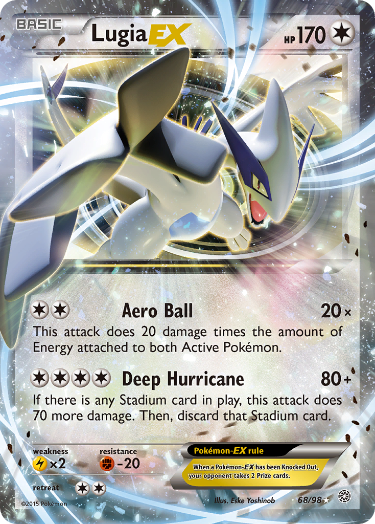 Lugia EX (68/98) [XY: Ancient Origins] | Good Games Modbury