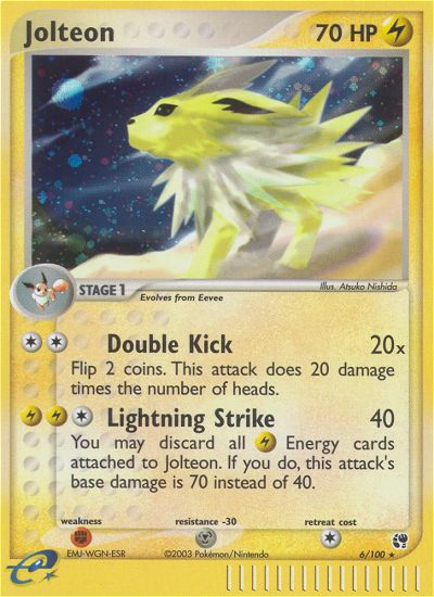 Jolteon (6/100) [EX: Sandstorm] | Good Games Modbury