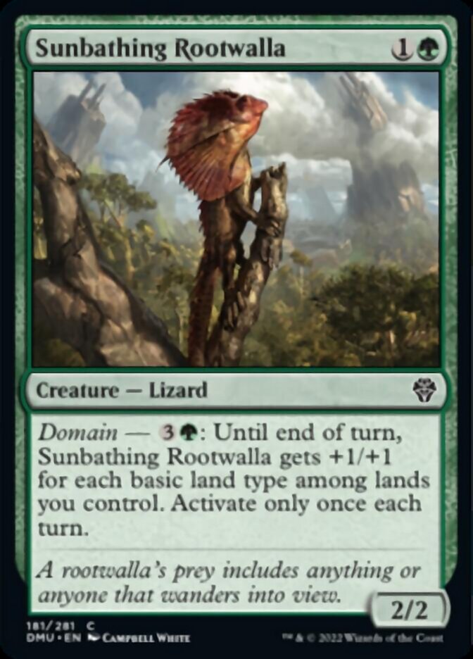 Sunbathing Rootwalla [Dominaria United] | Good Games Modbury