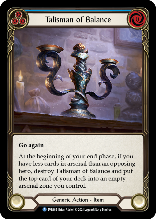 Talisman of Balance [EVR188] (Everfest)  1st Edition Normal | Good Games Modbury