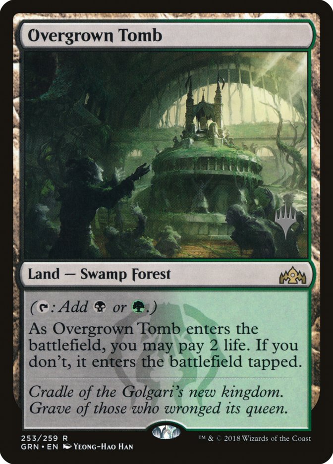 Overgrown Tomb (Promo Pack) [Guilds of Ravnica Promos] | Good Games Modbury