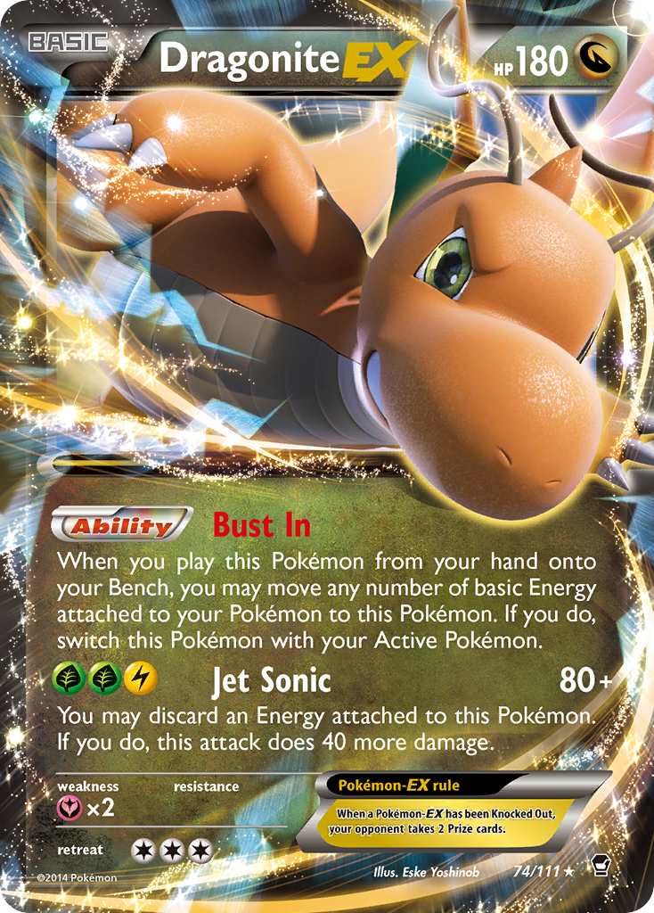 Dragonite EX (74/111) [XY: Furious Fists] | Good Games Modbury